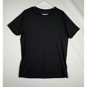 Lululemon Organic Cotton Classic Fit T-Shirt Men's Medium Black Short Sleeve